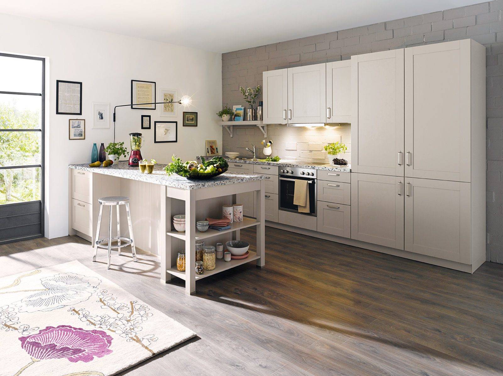 Schuller Light Shaker Kitchen 1 | Square Kitchens at Ponsford, Sheffield